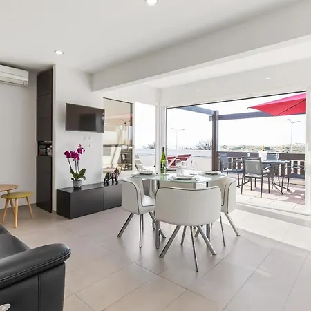 Rocca - Vue - Terrasse - Parking - - Village Naturiste Apartamento Agde