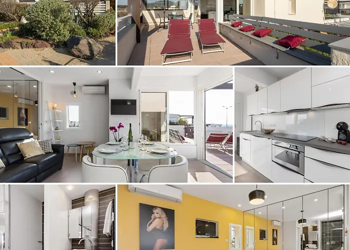 Villa Rocca - Vue Mer - Terrasse - Parking - Plage - Village Naturiste *